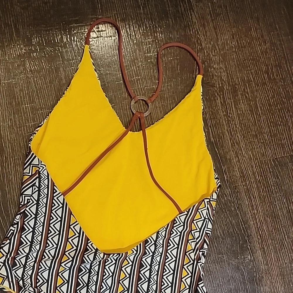 Dolce Vita Tribal Trance Crossback One-piece Swimsuit